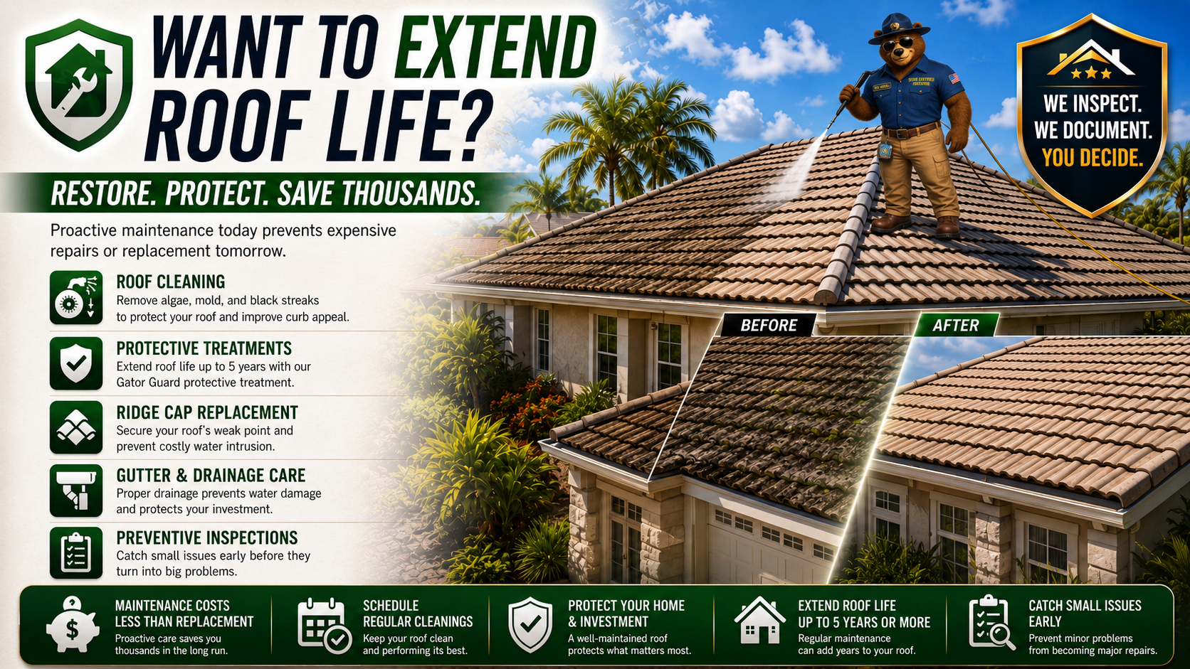 Extend Your Roof Life — Restore, Protect, Save Thousands